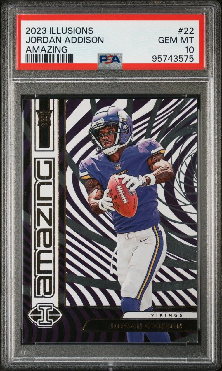 Jordan Addison Panini Illusions Amazing #22 Base