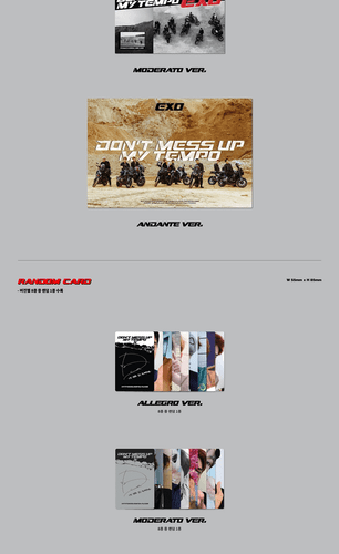 EXO[Don't Mess Up My Tempo]5th Album Allegro CD+Poster+Book+etc+Gift - Bild 11 von 12