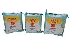 Burt's Bees Micellar Facial Towelettes , Coconut & Lotus, Pre-Moistened, 3 PK