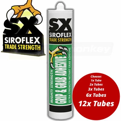 Siroflex Grip and Grab Mighty Strength Polymer Instant Bonding Adhesive 290ml