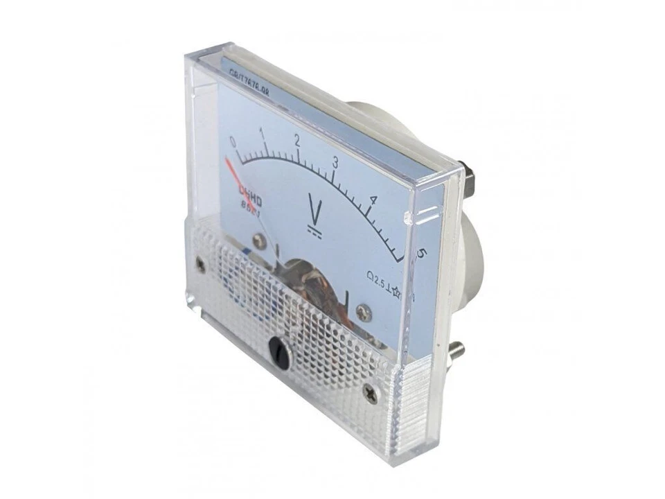 Voltmeter AC / DC Einbauinstrument Einbau Messinstrument analog Panel Meter - Bild 2 von 4