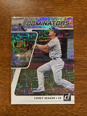 COREY SEAGER 2021 Panini Donruss #DOM12 Dominators Vector Rangers A27