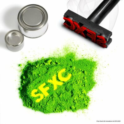 Thermo Farbwechsel Pigment - Grasgrün bis Zitronendunst