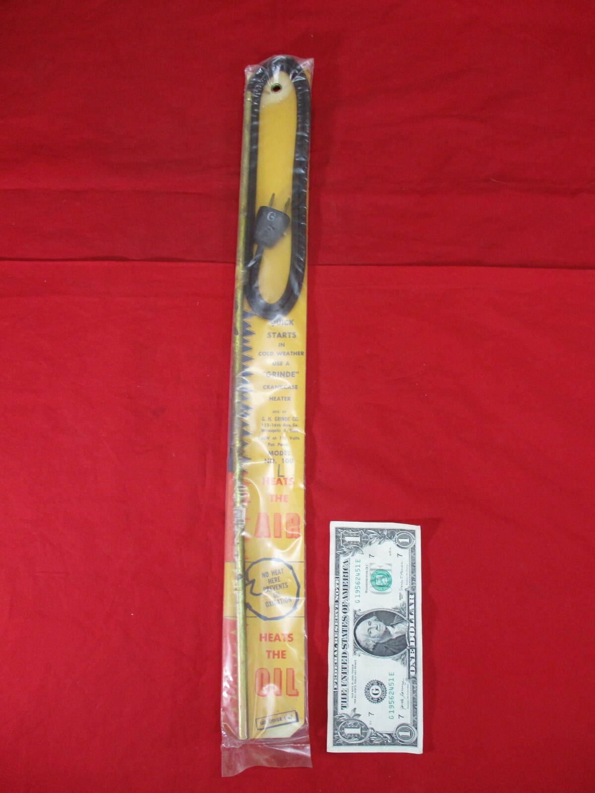 Dipstick Heater (100 Watts)  Model 100 L ~ Sealed
