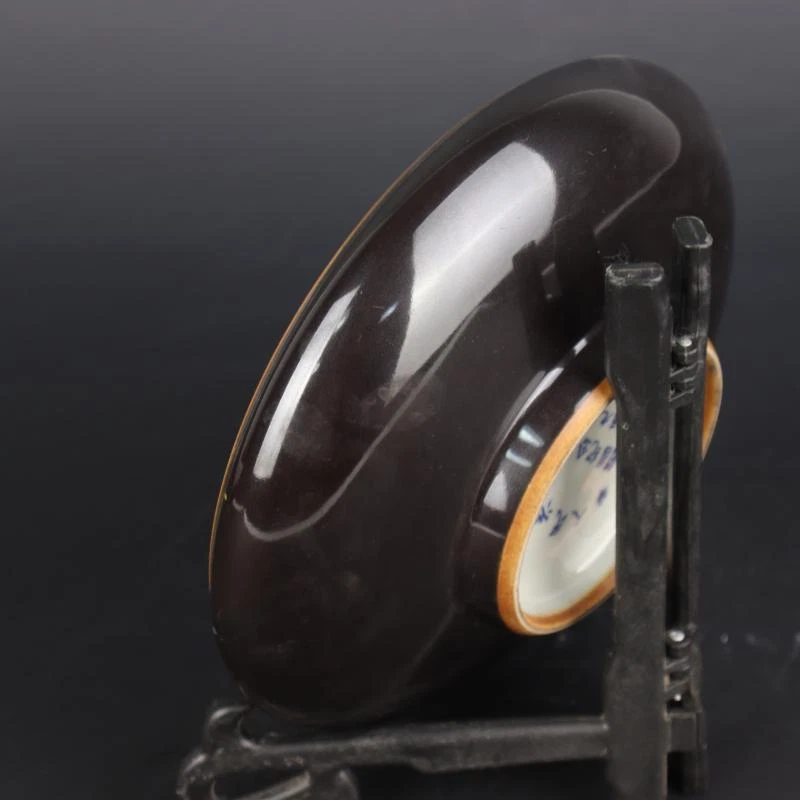 China Colores Antiguos Porcelana Espejo Negro Esmalte Animal Dragón Fregado de Agua Foto 4 de 4