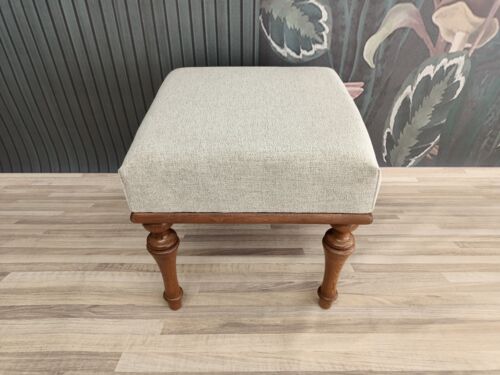 Hallway bench, Ottoman for bedroom, Retro bench, Upholstered bench, Dining bench - Picture 4 of 10