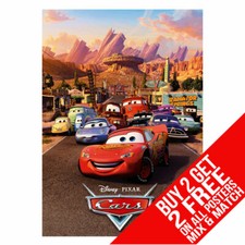 CARS BB1 DISNEY POSTER ART PRINT A4 A3 SIZE BUY 2 GET ANY 2 FREE