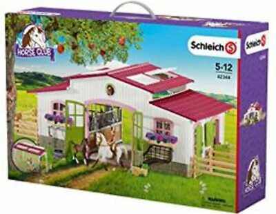 Schleich Horse Club 42344 Riding Centre with Rider and Horses for