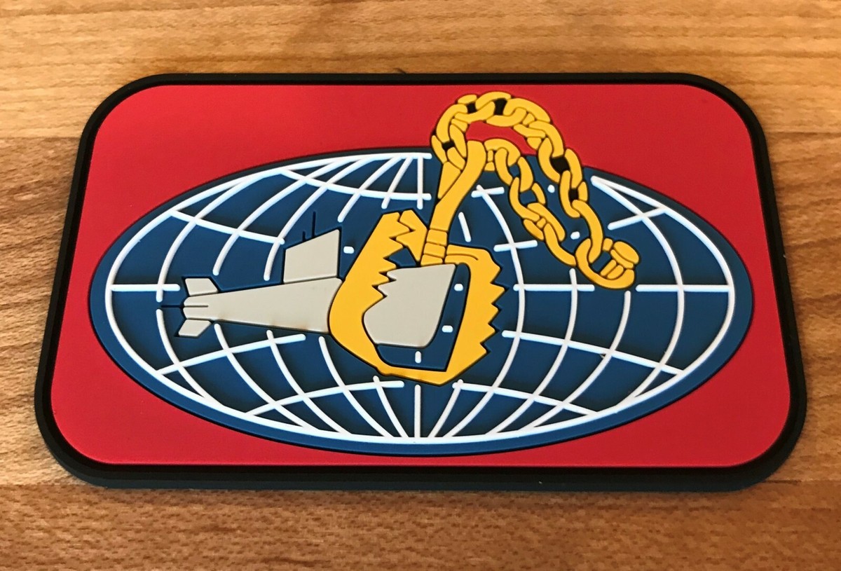 US NAVY BEARTRAP ASW 2D PVC RUBBER PATCH P-3 VP PATROL SH60B HSL