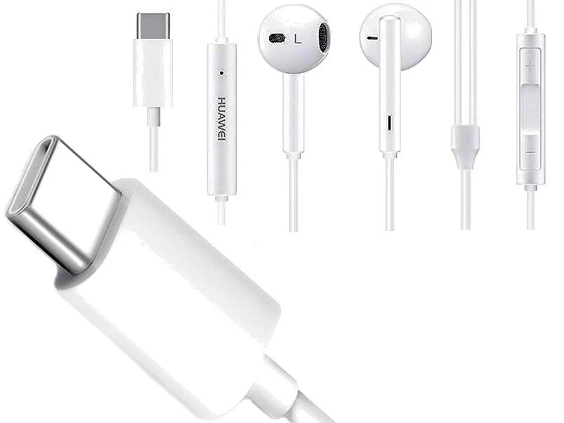 Original HUAWEI CM33 USB TYPE-C IN-EAR HEADSET KOPFHÖRER- WEISS - Bild 1 von 1