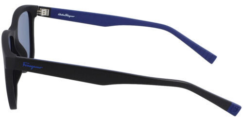 Ferragamo mattschwarze weiche quadratische Sonnenbrille für Herren - SF998S 002 Italien - Bild 3 von 4