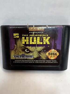 Sega Genesis Game - The Incredible Hulk | eBay