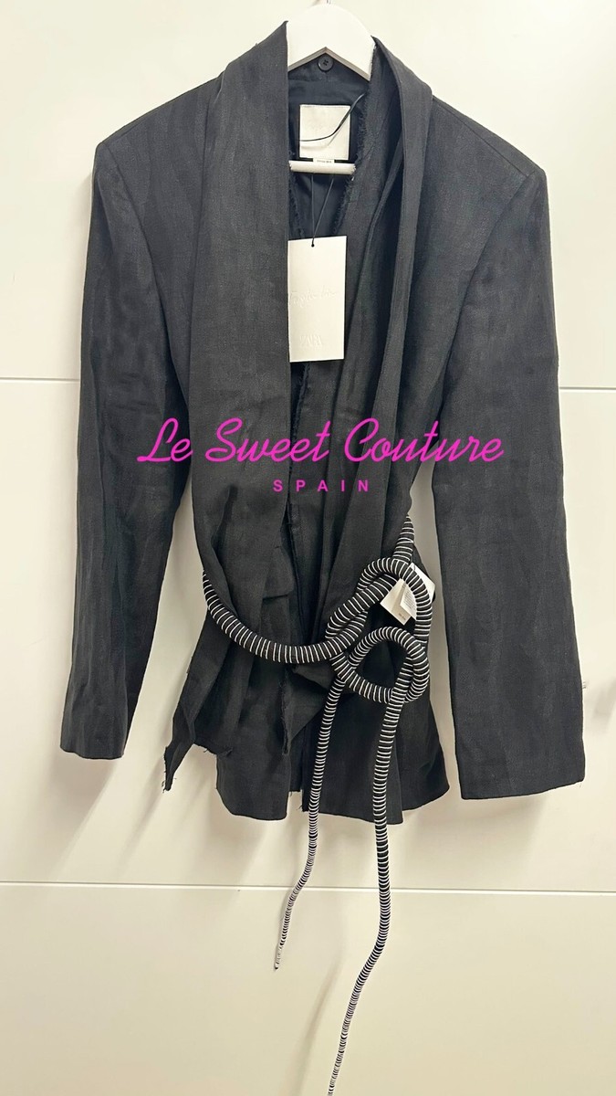 リネン 100% ベルト ブレザーX FANGLU LIN ZARA 新品 リネン 100% ベルト ブレザーX FANGLU LIN ZARA 新品 - メルカリ