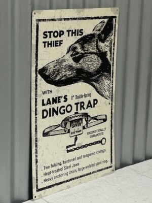 LANES DINGO TRAP SIGN 600 MM X 400 MM FREE POST | eBay Australia