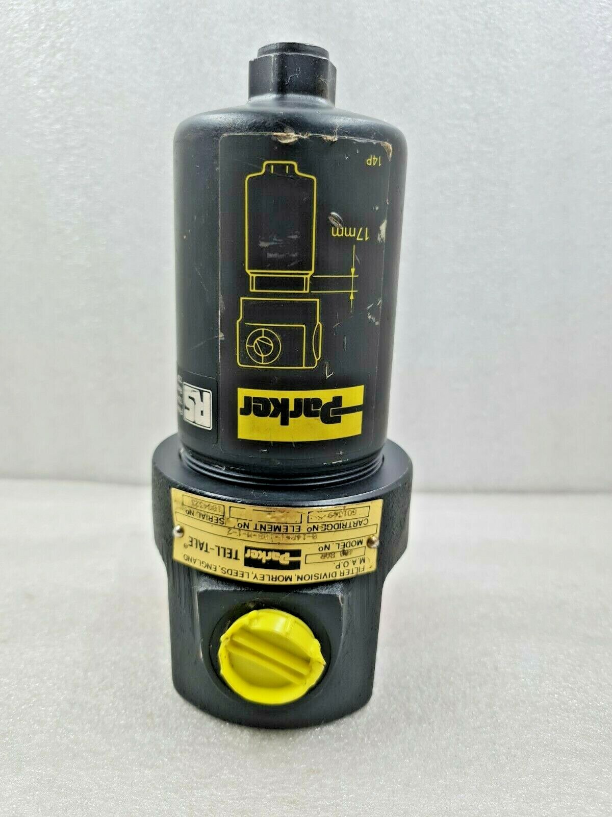 PARKER TELLTALE 014P1106M12 HYDRAULIC FILTER eBay