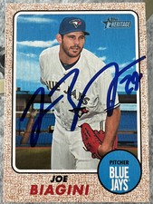 Joe Biagini Signed 2017 Heritage Card #585
