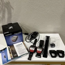 2X GARMIN FORERUNNER 305 (1 WORKING, 1 NON-WORKING) & ACCESSORIES SOLD AS IS