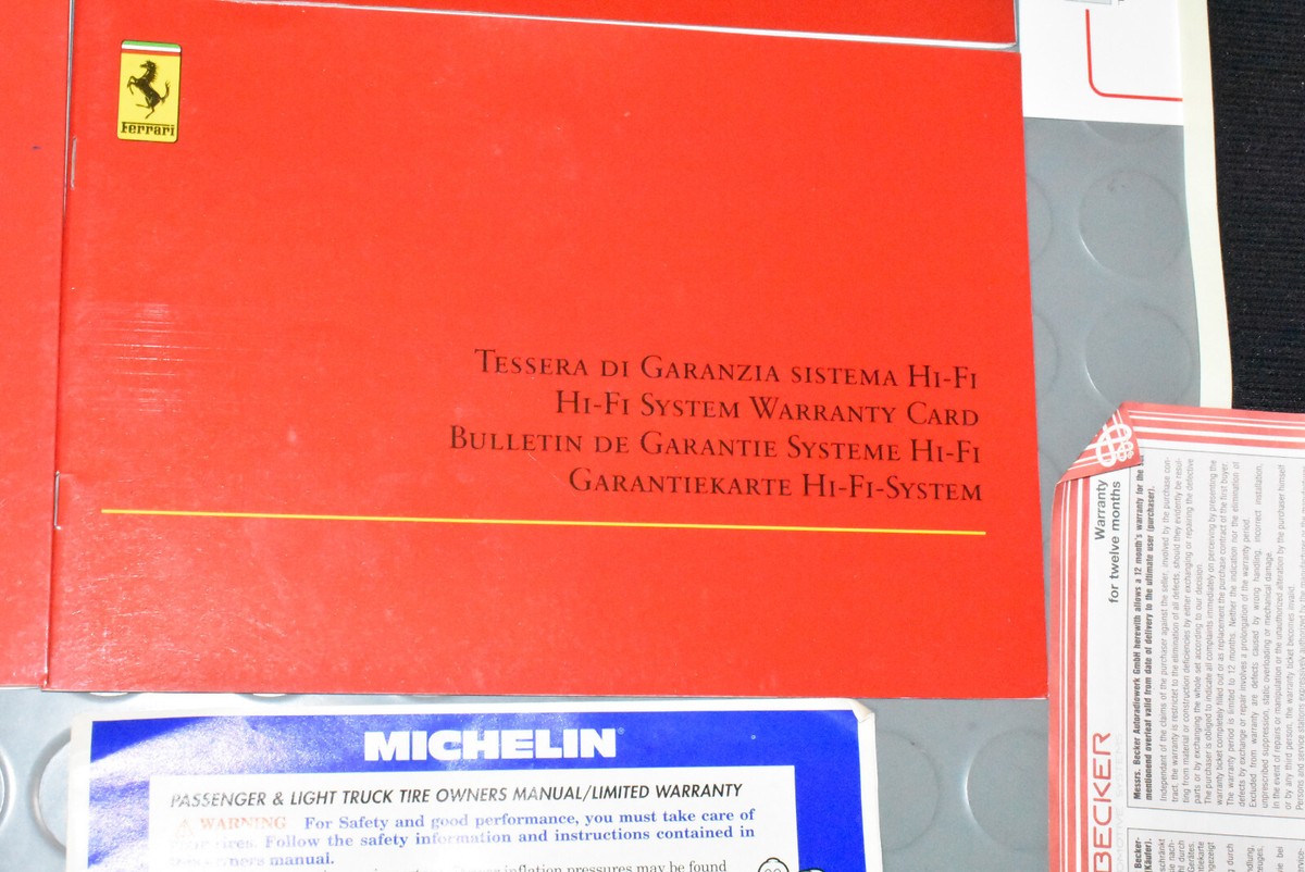 Ferrari 360 Modena オーナーズマニュアル Ferrari 360 Modena Owners Manual Official (PDF)