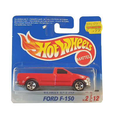 HOT WHEELS 1996 RELEASE FORD F-150 2/12 SHORT CARD 16666 | eBay