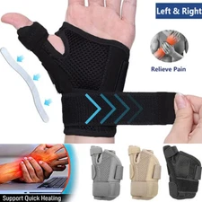 Flexible Splint Wrist Thumb Support Brace for Tendonitis Arthritis Pain Relief N
