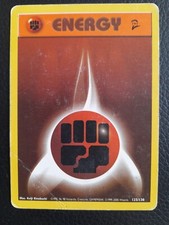 Fighting Energy 125/130 Base Set 2 Used Condition