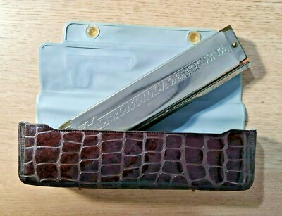 Vintage Mundharmonika The 64 Chromonica Professional M. Hohner Germany