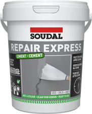 Soudal Repair Express Cement Ready Mix Cement Crack Joint Gap Filler Grey 900ml