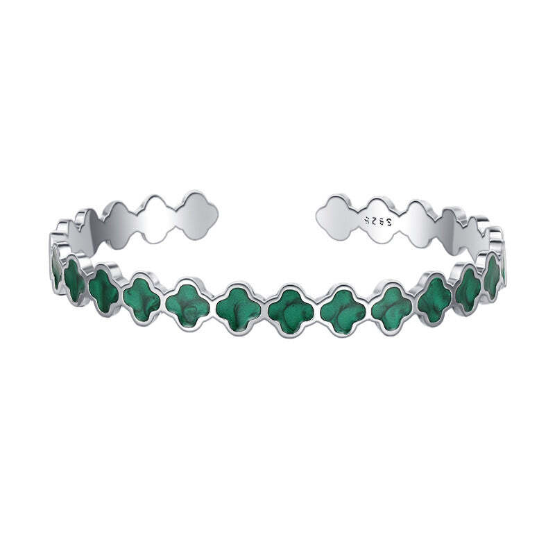 Bracelet Chance en argent sterling 925 avec chaine ajustable maille jante pour femme