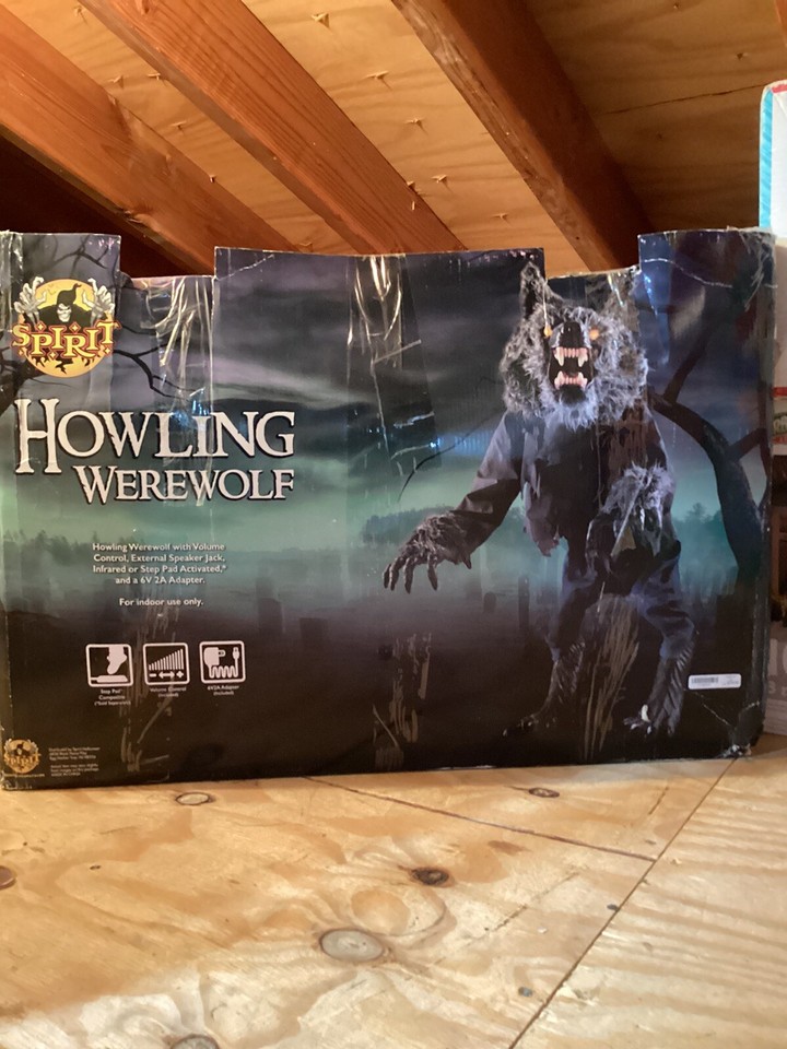 Spirit Halloween Howling Werewolf In Perfect Working Condition