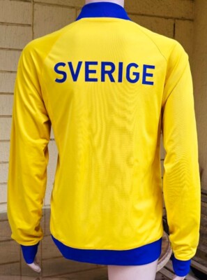 SWEDEN 2008 EURO ADIDAS DOUBLE SIDED REVERSIBLE TRACK TOP JACKET L