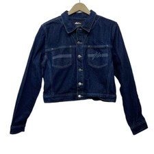 Fubu Women’s Dark Wash Button Up Denim Jacket Size Xl