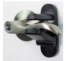 Wappa Baby Child Safety Proof Door Lever Handle Locks, 3 Pack Black 3m Tape