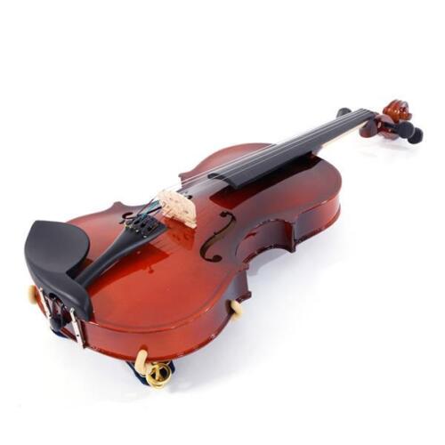 4/4 Acoustic Matt Violin Glarry GV101 Case Bow Rosin Strings Shoulder Rest Tuner