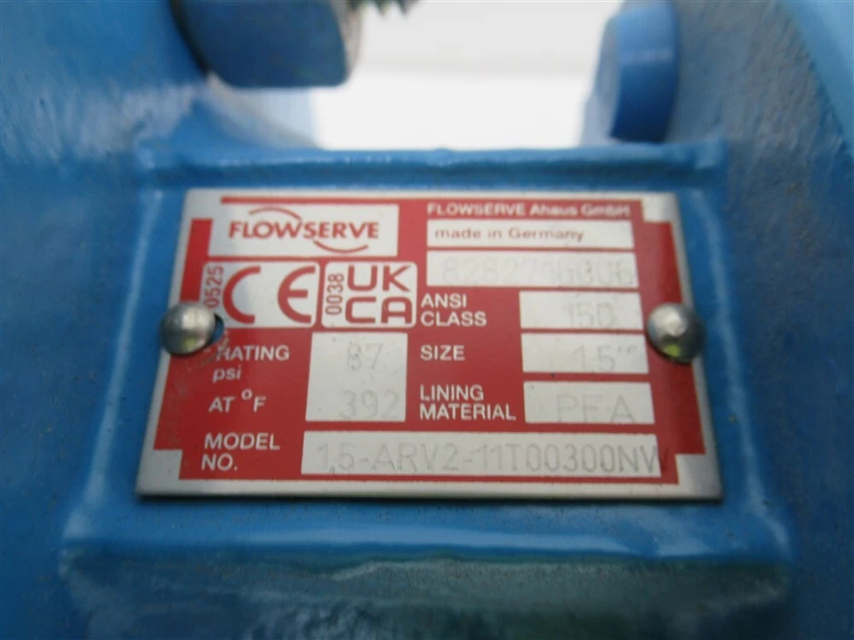 Flowserve 15-ARV2-11T00300NVV, 1-1/2" Flanged Ball Check Valve - Image 2 of 2