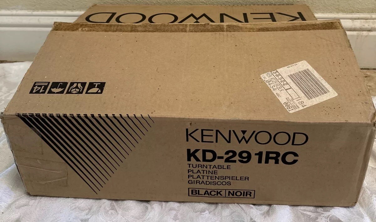 VINTAGE, KENWOOD KD-291RC TURNTABLE Tested- With Original Box