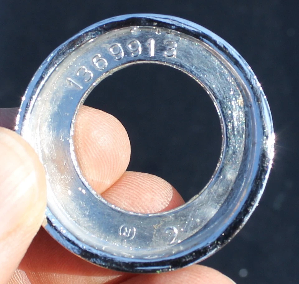 1965 1966 1967 1968 Buick Wildcat Electra LeSabre силовая антенна хромированный ободок - Изображение 2 из 4