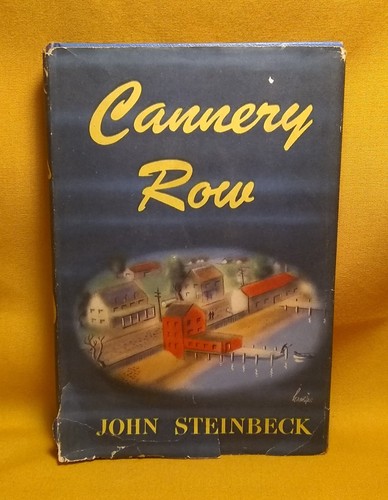 Cannery Row John Steinbeck 1945 Buch Club Edition HCDJ The Viking Press New York
