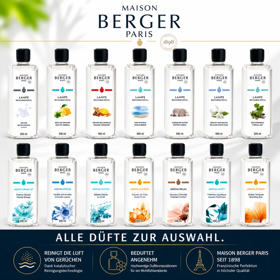 Duft für Lampe Berger von Maison Berger 500ml / 1000ml zur Auswahl - alle Düfte - Bild 1 von 2