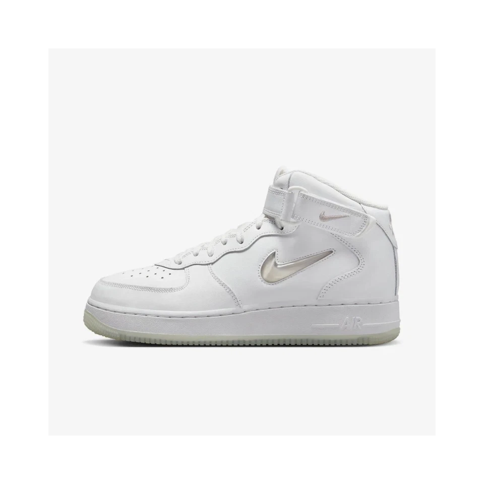 Nike Air Force 1 Mid '07 Color of the Month Summit White DZ2672-101 Men's New - Image 2 of 4