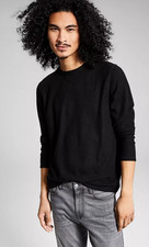 And Now This BLACK Men's Long-Sleeve Thermal Shirt, US Medium