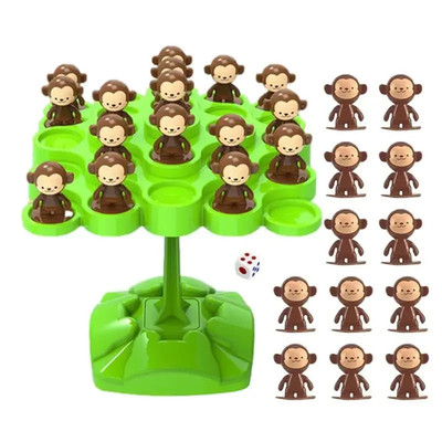 Creative Balancing Tree Monkey Scale pädagogische Zahl Brettspiel Montessori 