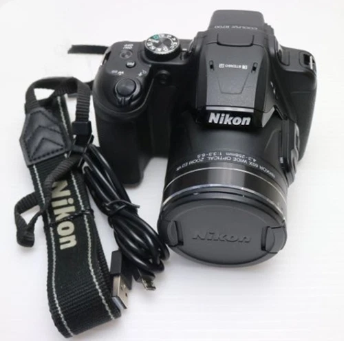 Nikon COOLPIX B700 Black Digital Camera 20.2MP 60x Zoom 4K UHD 3-inch LCD