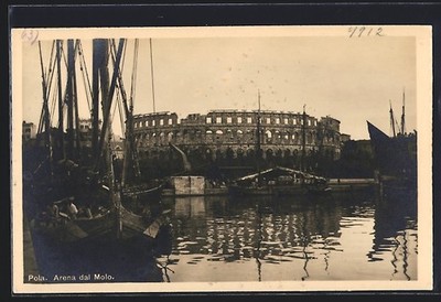 Pola, Arena dal Molo, Ansichtskarte 