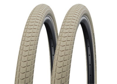 2x Schwalbe Big Ben 50-622 creme Drahtreifen K-Guard 28x2.00 Fahrradreifen