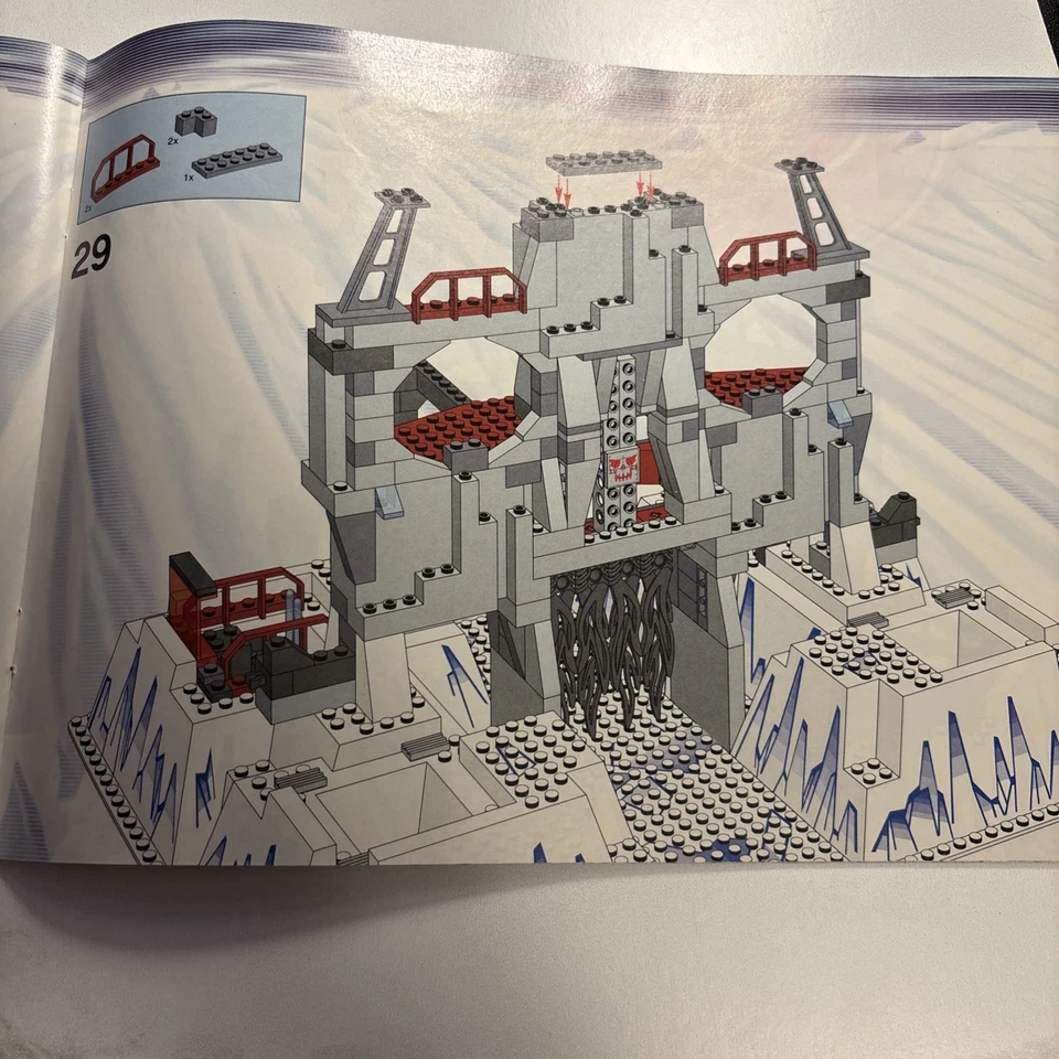 LEGO ALPHA TEAM OGEL'S MOUNTAIN FORTRESS 4748 INSTRUCTION MANUAL ONLY - Image 4 of 4