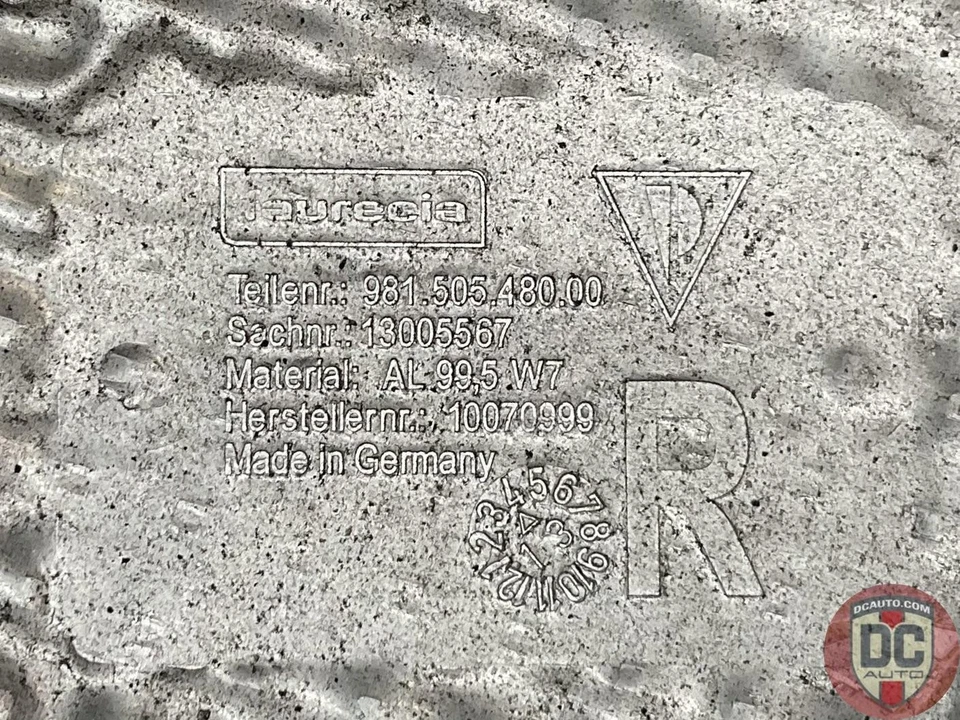 Protector térmico trasero derecho Porsche Boxster Cayman 2012-2016 98150548000 128284 Foto 2 de 4