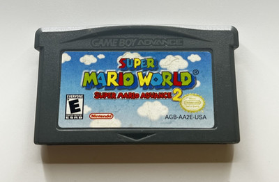 Super Mario World Super Mario Advance 2 GBA Authentic Game Cartridge - Tested