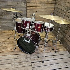 Drum Kit Pearl Forum Compact, Red Complete USED! RKWRR110526