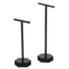 Earring Display Stands, 2pcs Acrylic Earring Holder Earring Stand T,Black