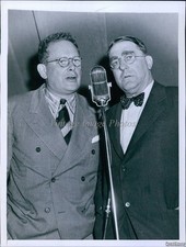 1943 Photo Branch Rickey Manager Brooklyn Dodgers Stanley Woodward Sports 6X8